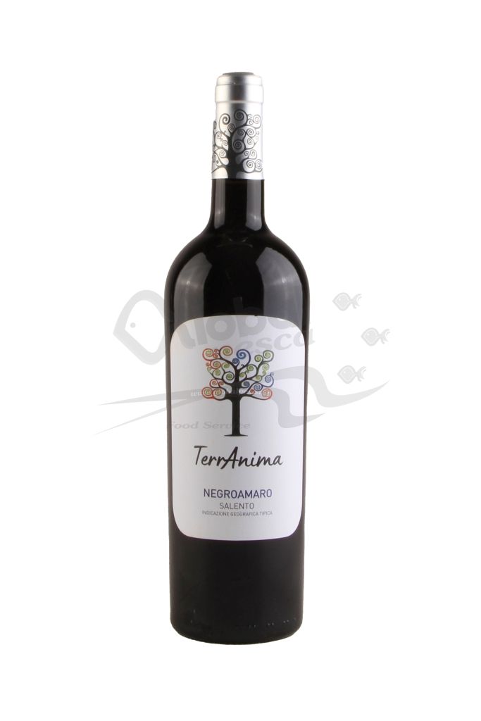 NEGROAMARO SALENTO TERRANIMA IGT | 12 BT X 750 ml 2020 AZ.VIN.RIVERA 13.5°