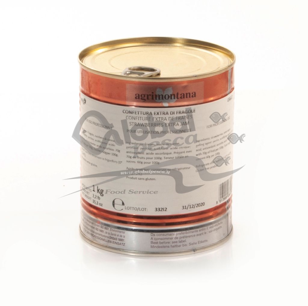 CONFETTURA FRAGOLA 1kg AGRIMONTANA