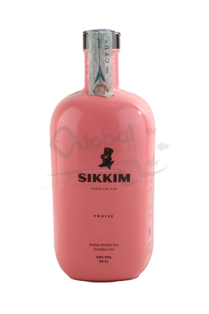 GIN SIKKIM PREMIUM FRAISE 70 cl | SIBBARIS PRIVEE SL 40°