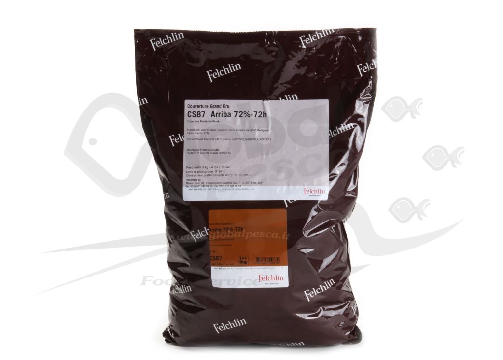 CIOCCOLATO ARRIBA ECUADOR 72% GOCCE FELCHLIN 2kg