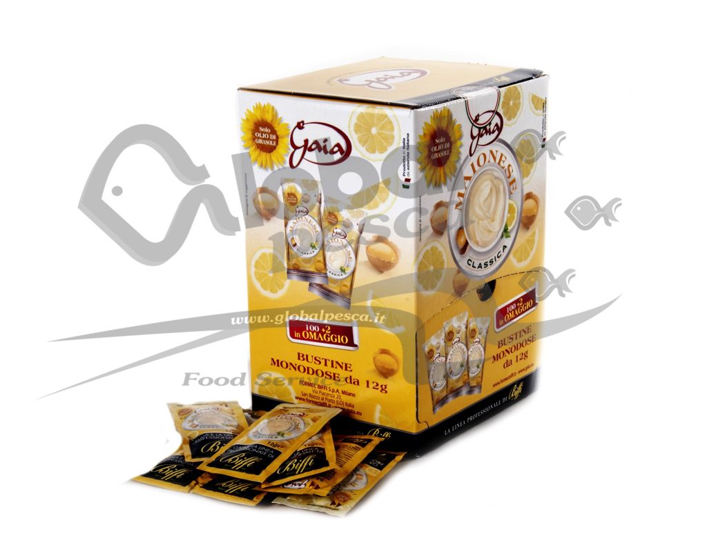 MAIONESE CLASSICA BUSTINE 102X12g GAIA