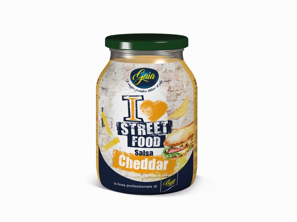 SALSA CHEDDAR  960g GAIA