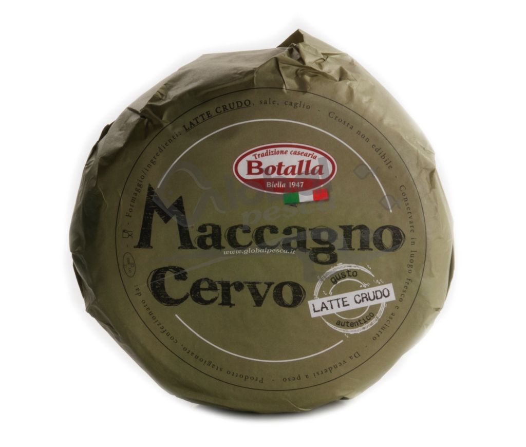 FORMAGGIO MACCAGNO CERVO A LATTE CRUDO BOTALLA