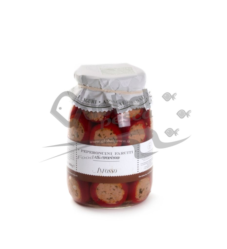 PEPERONI FARCITI TONNO 950g ANFOSSO