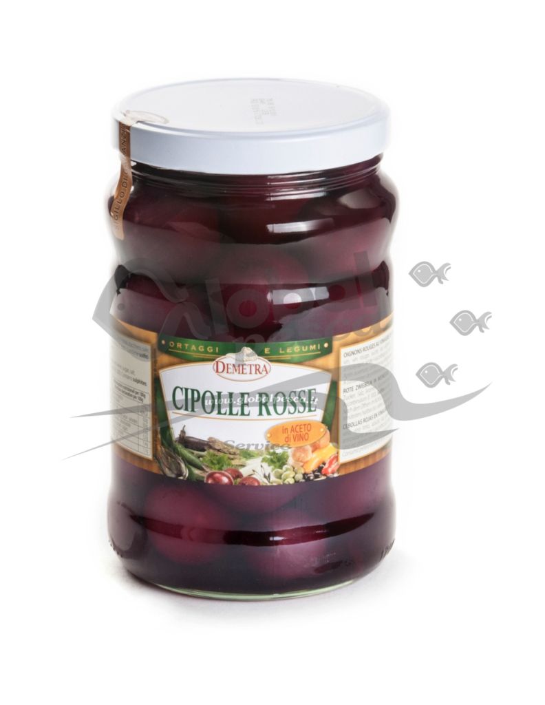 CIPOLLE ROSSE  IN ACETO VINO 1700ml DEMETRA