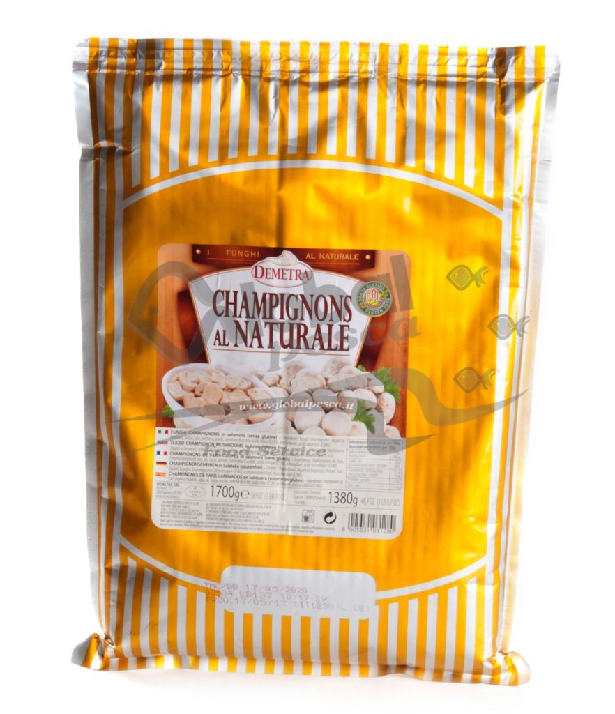 CHAMPIGNONS TAGL NATURALE X1,7kg BUSTA DEMETRA