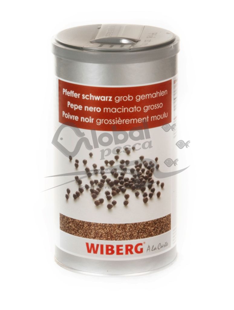 PEPE NERO MACINATO GROSSO 520g WIBERG