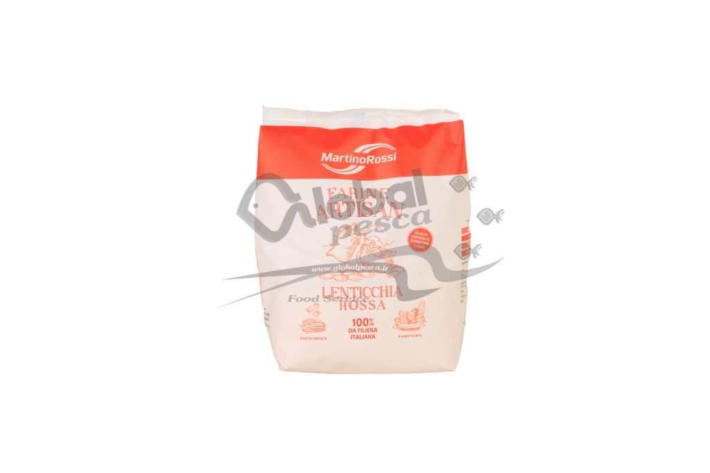 FARINA DI LENTICCHIE ROSSE 8 X 1kg ARTISAN