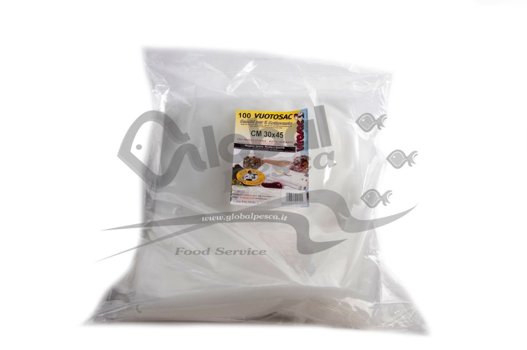SACCO GOFFRATO S/VUOTO 30X45 SP 105 X100PEZZI