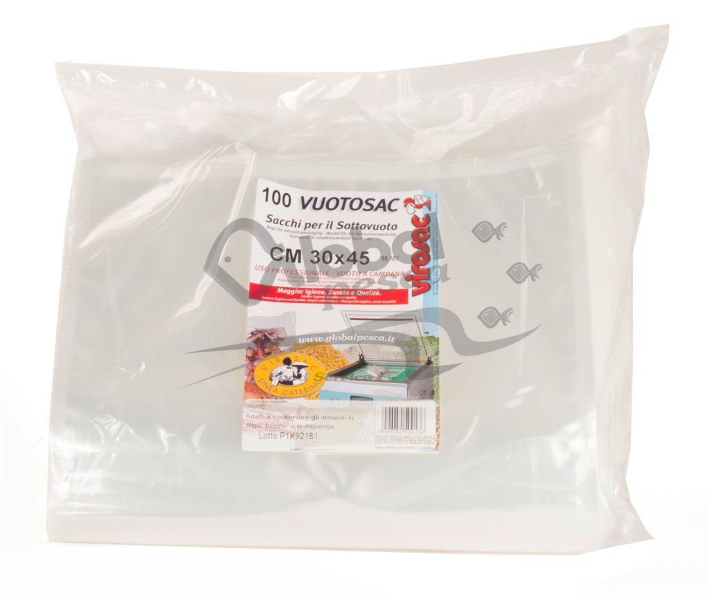 SACCO LISCIO S/VUOTO 30X45 SP 95 X100PEZZI