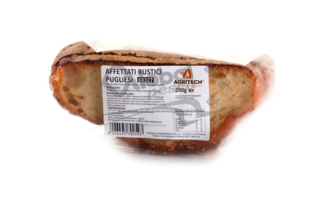 PANE AFFETTATO RUSTICO PUGLIESE AGRITECH