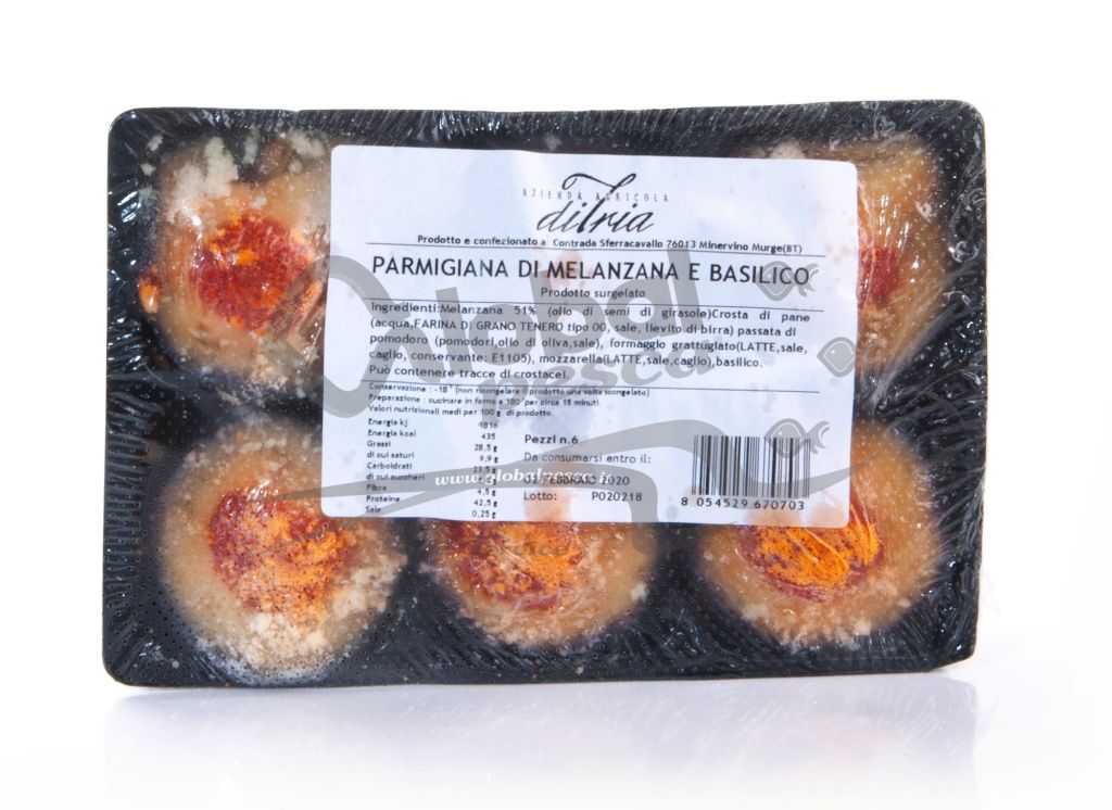 PARMIGIANA MELANZANE BASILICO DITRIA