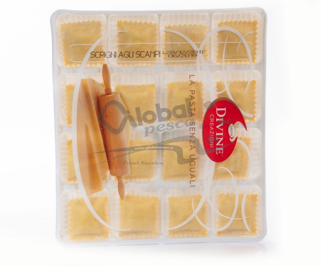 SCRIGNI RIPIENI AGLI SCAMPI 2kg DIVINE CREAZ