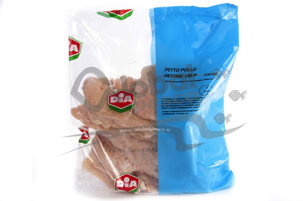 POLLO PETTO FETTE 130g DIA CO