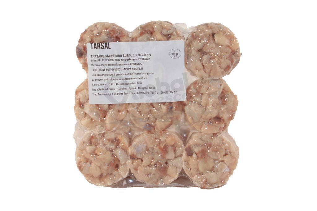 TARTARE DI SALMERINO ALPINO 50 g ARMANINI