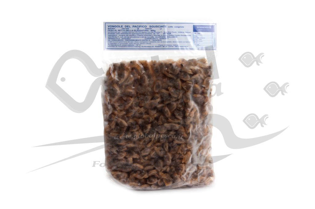 VONGOLA DEL PACIFICO POLPA IQF 4kg