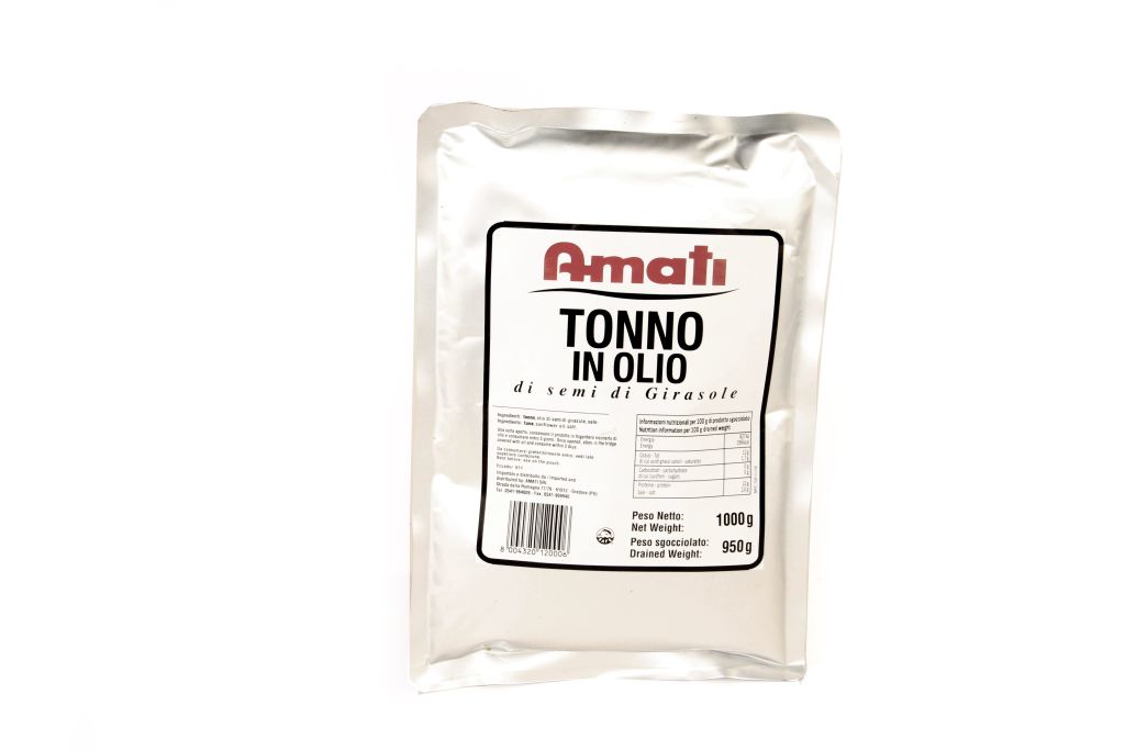 TONNO O/GIRASOLE BUSTA 1000g AMATI