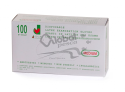 GUANTI LATTICE MONOUSO X100PEZZI