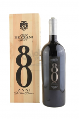 BARBERA ASTI SUPERIORE 80 ANNI IN CASSETTA LEGNO D | MAGNUM 1 BT X 1,5 l 2015 DEZZANI 14,5°