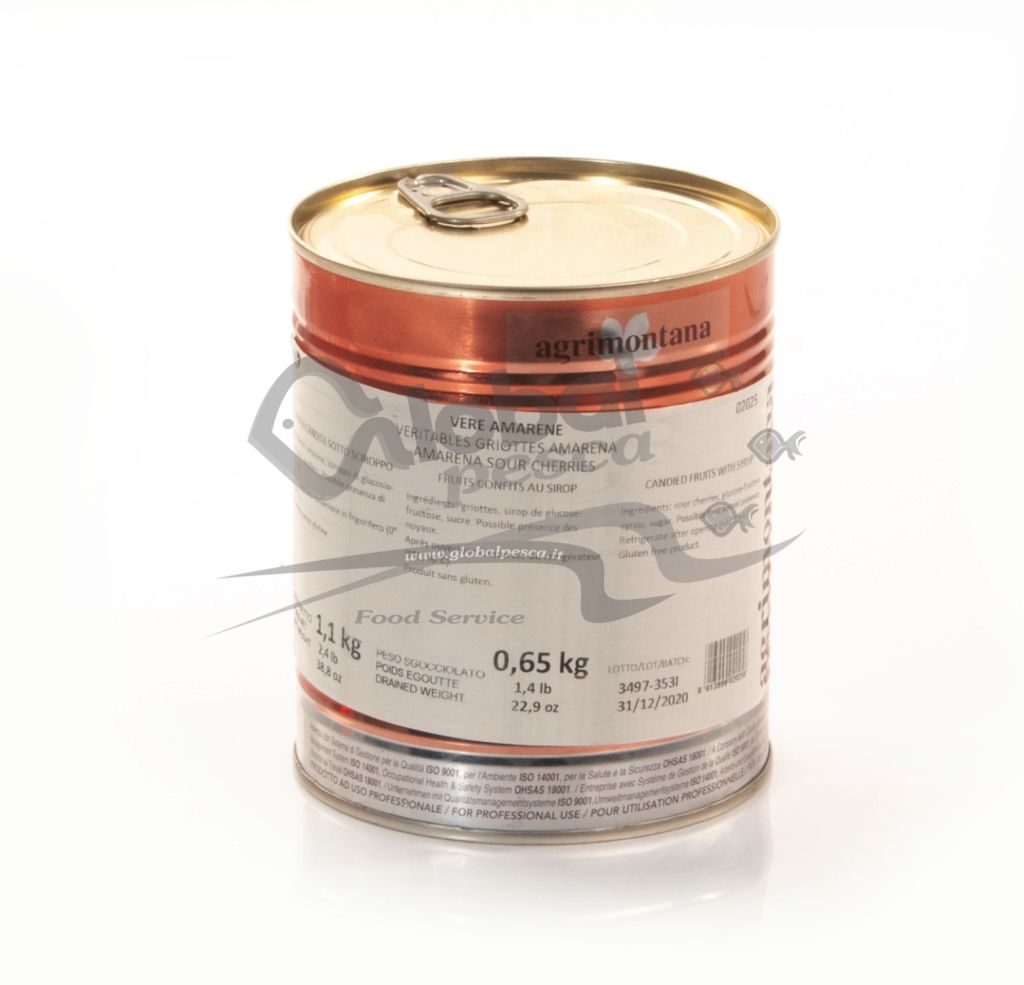 AMARENE CANDITE SOTTO SCIROPPO X1,1kg AGRIMONTANA