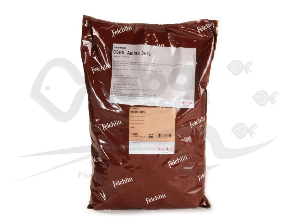 CIOCCOLATO LATTE AMBRA GOCCE FELCHLIN 2kg
