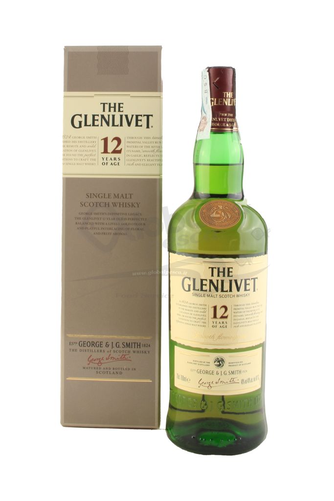 THE GLENLIVET 12 ANNI SINGLE MALT 70 cl | GLENLIVET DISTILLERY 43°