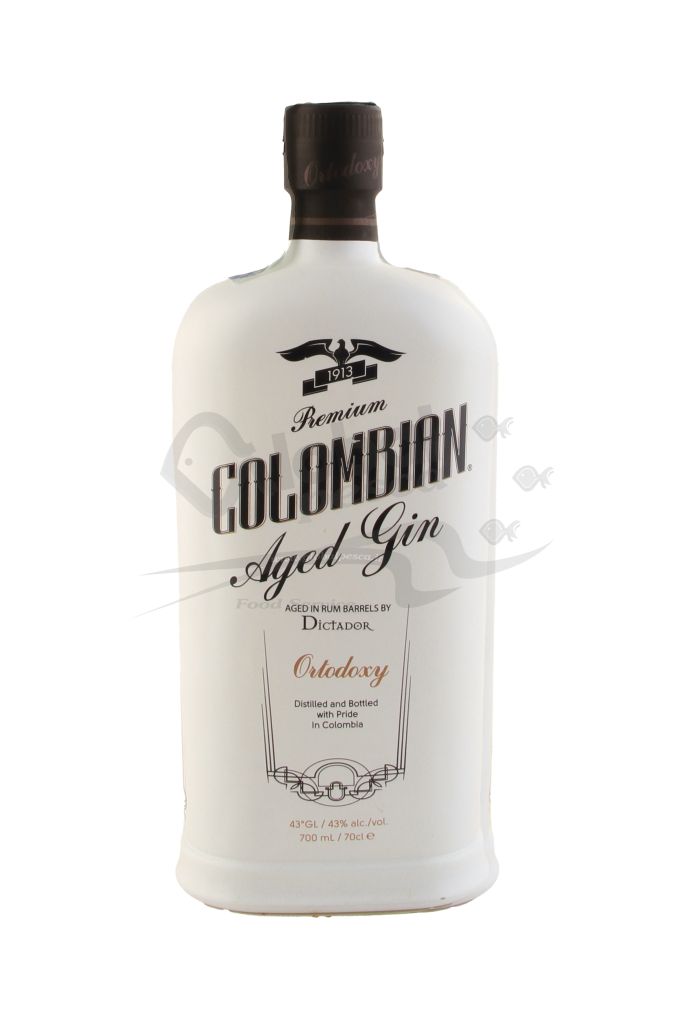 GIN COLOMBIAN ORTODOXY AGED IN RUM BARRELS 70 cl | DESTILERIA COLOMBIANA 43°