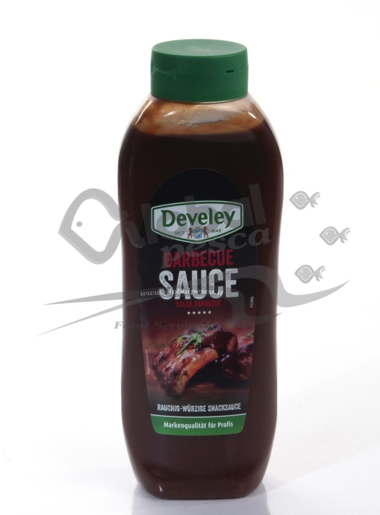 SALSA BARBECUE SQUEEZE 875ml DEVELEY