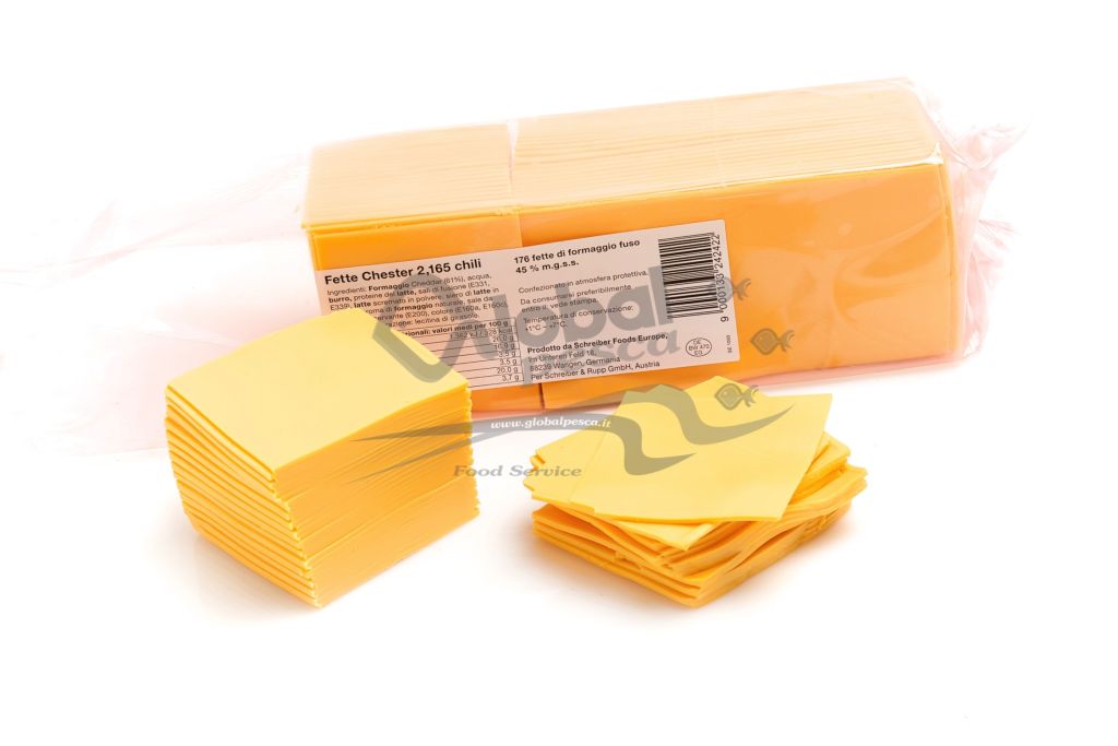 CHEDDAR CHESTER A FETTE X 2,2 kg LC