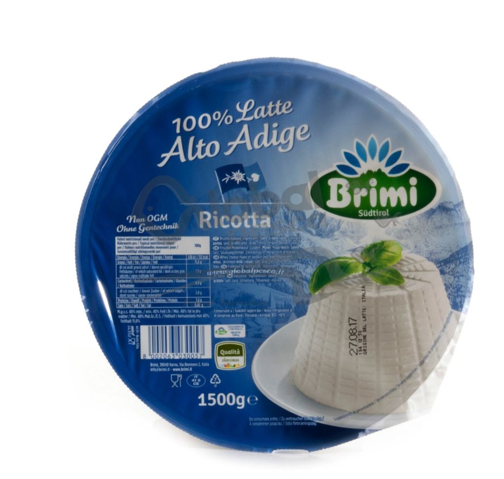 RICOTTA X1,50kg BRIMI