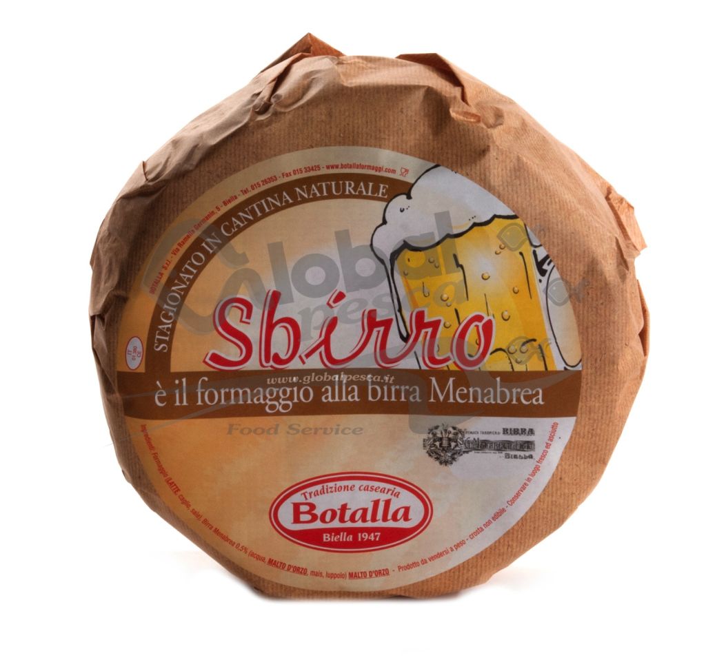 FORMAGGIO SBIRRO ALLA BIRRA X2,5kg BOTALLA