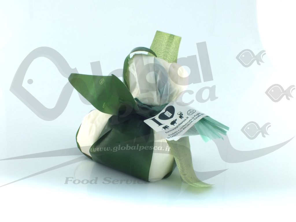 BURRATA IN FOGLIA MONOPORZIONE 250g LC