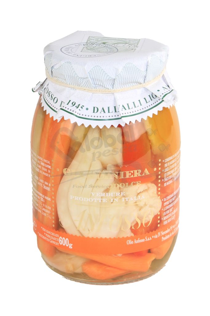 GIARDINIERA IN AGRODOLCE 2X1kg ANFOSSO