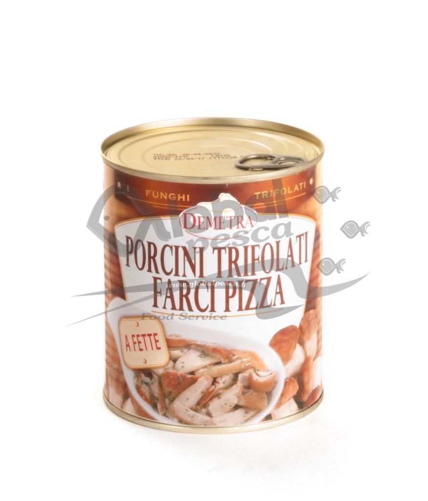 PORCINI TRIFOLATI FARCI PIZZA FETTE 4/4 DEMETRA