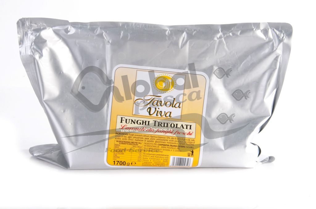 FUNGHI CHAMPIGNON TRIFOLATI BUSTA 6X1,7kg