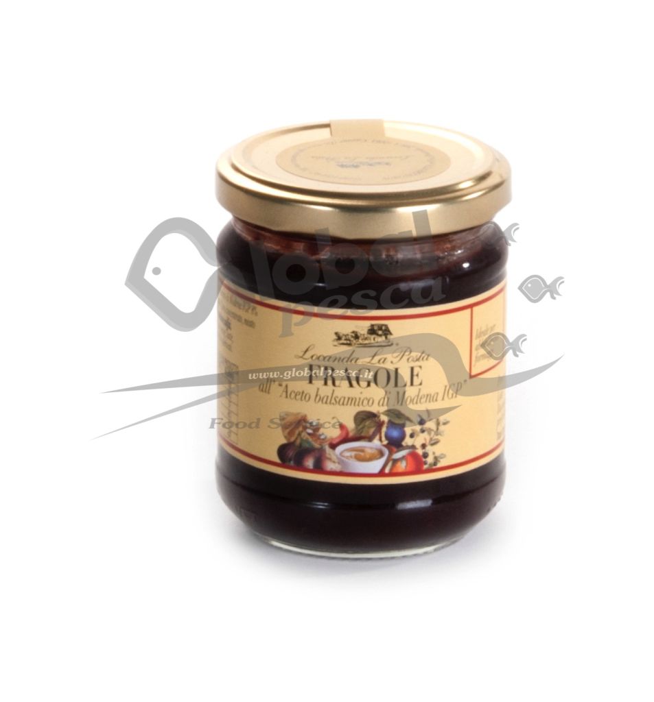 FRAGOLE ALL'ACETO BALSAMICO 210g AGROALIMENTA