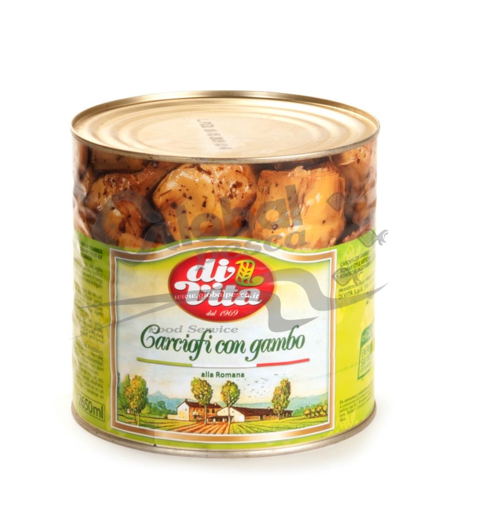 CARCIOFI CON GAMBO ALLA ROMANA 3/1 DV