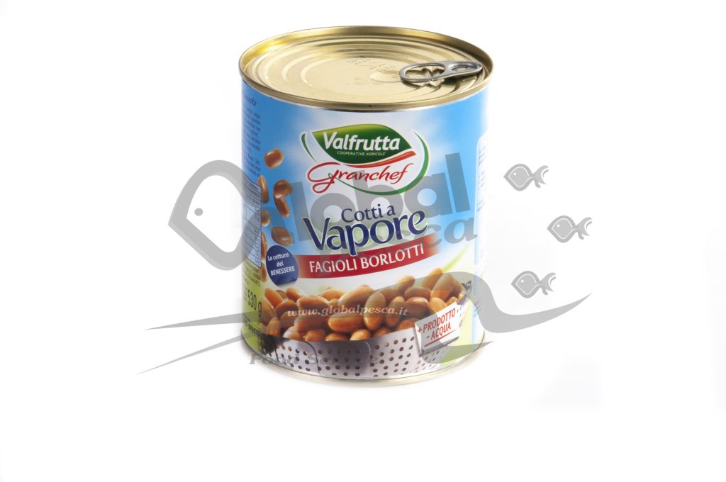 FAGIOLI BORLOTTI COTTI AL VAPORE 6X4/4 G/CHEF