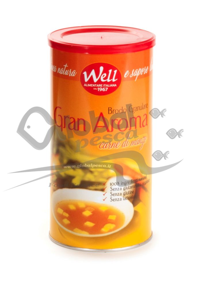 WELL BRODO AROMA CARNE GRANULARE X1kg S/GLUTAMMATO