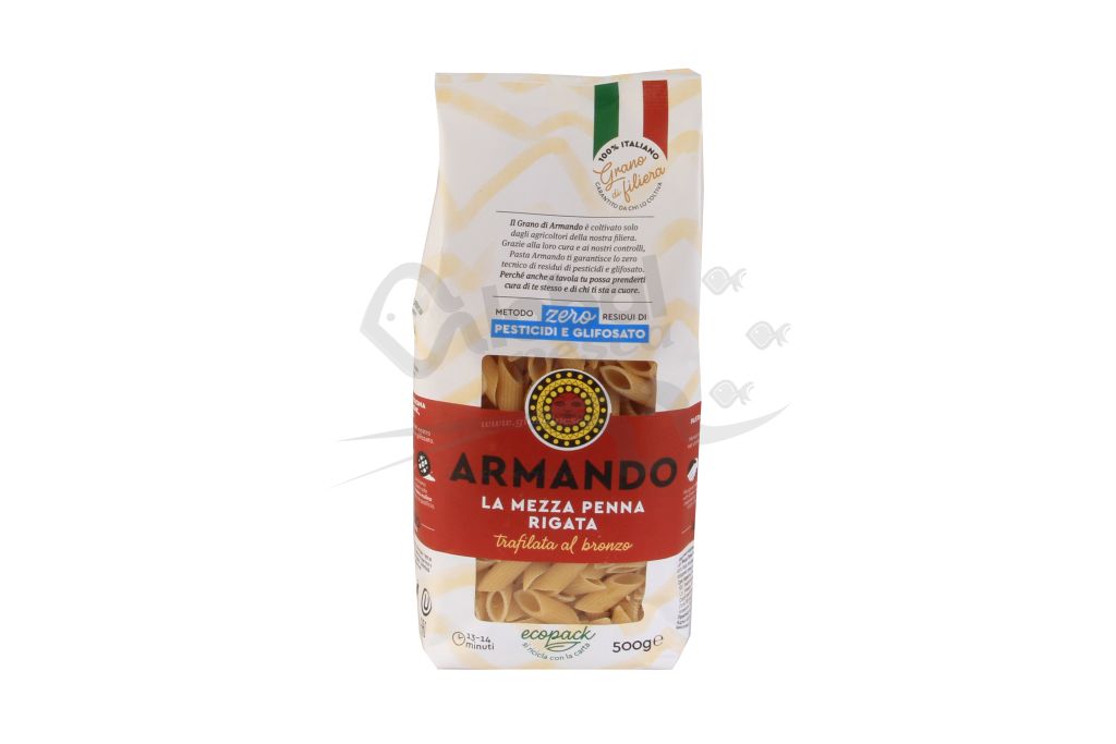 LA MEZZA PENNA RIGATA  GRANO ITA 12X500g ARMANDO