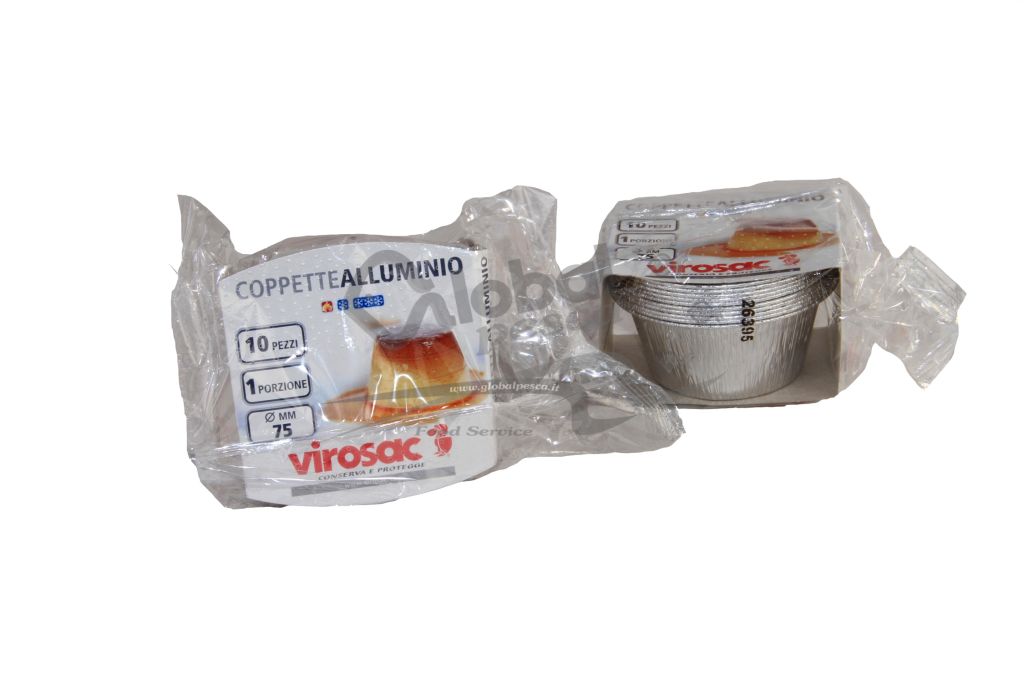 PIROTTINI ALLUMINIO (COPPETTA)  D 7X7 240 PEZZI