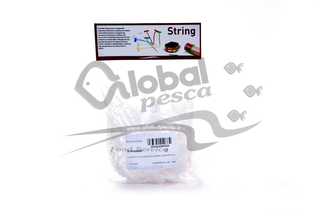 LACCETTI SILICONE RESISTENTI CALORE X50PEZZI