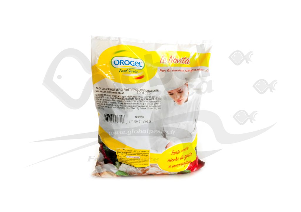 TACCOLE (FAGIOLI VERDI PIATTI TAGLIATI) 6kg OROGEL