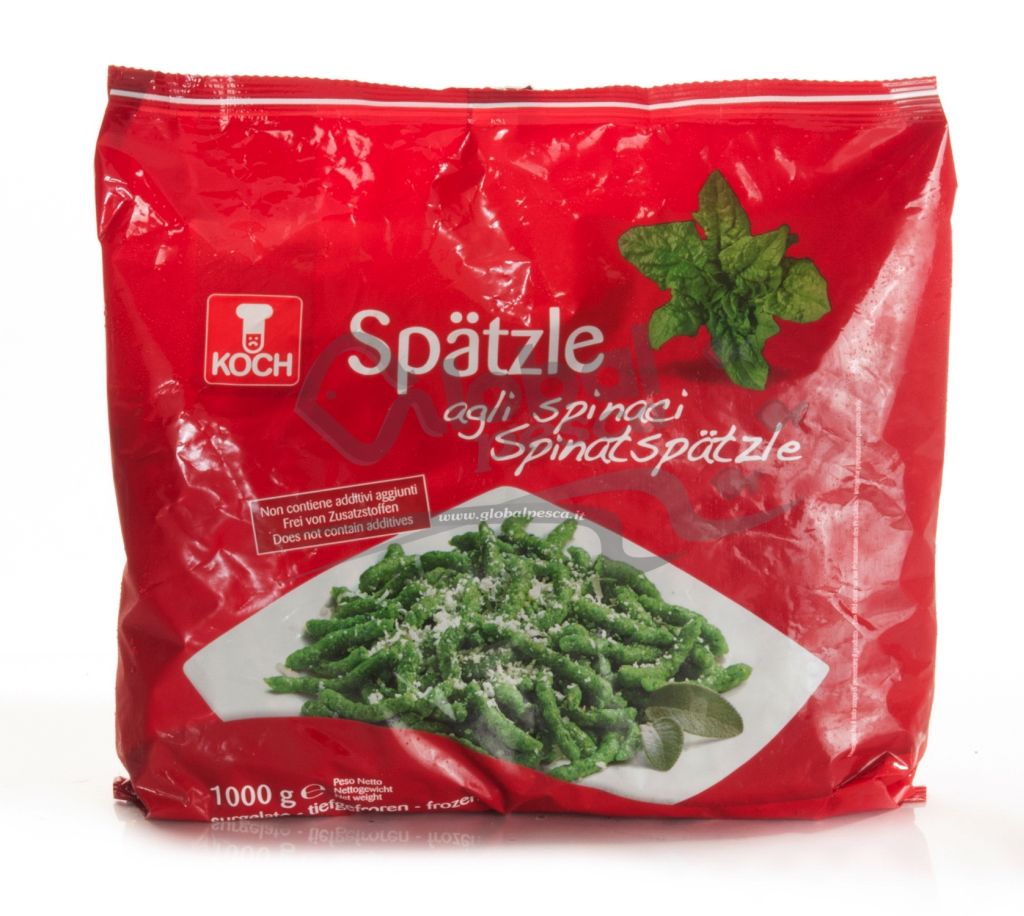 GNOCCHETTI SPAETZLE (TIROLESI)SPINACI KOCH