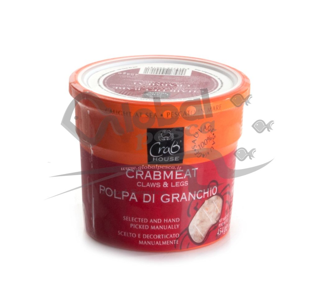 GRANCHIO POLPA NATURALE VASO 454 g
